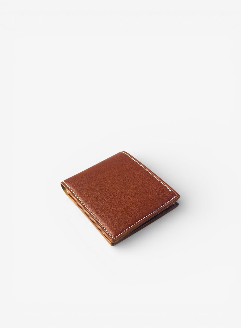 Emery Alden Wallet in Chèvre Brown Leather - Image 5